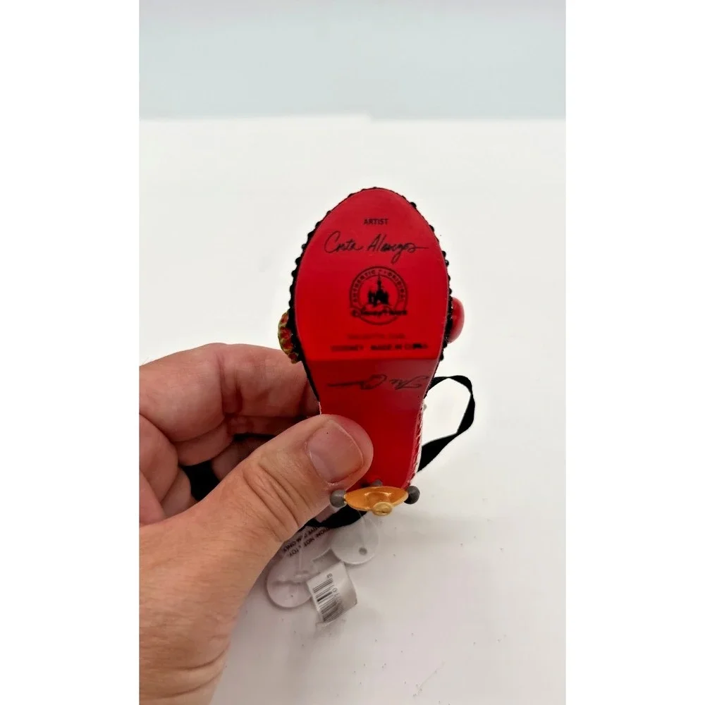 Disney Parks Runway Collection The Evil Queen Snow White Heel Shoe Ornament